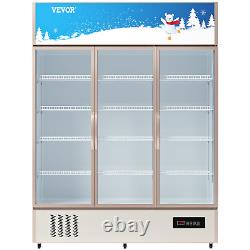 VEVOR Commercial Refrigerator, (35 cu. Ft. Triple Swing Door)