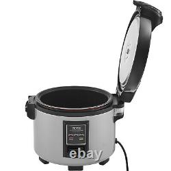 VEVOR Commercial Rice Cooker 60-Cup Non-Stick Pot 13L 12H Keep Warm Restaurant