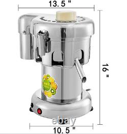 VEVOR Commercial Silver Juice Extractor Aluminum Free Shipping Sales