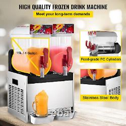 VEVOR Commercial Slush Machine 30L Frozen Drink Slushy Machine Smoothie Maker