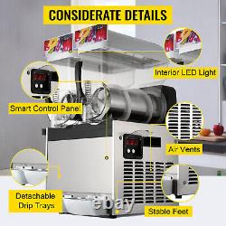 VEVOR Commercial Slush Machine 30L Frozen Drink Slushy Machine Smoothie Maker