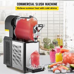 VEVOR Commercial Slush Machine 3L Frozen Drink Machine Smoothie Stainless Steel