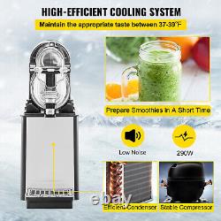 VEVOR Commercial Slush Machine 3L Frozen Drink Machine Smoothie Stainless Steel