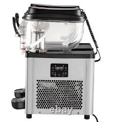 VEVOR Commercial Slush Machine 6L x 2 Frozen Drink Slushy Machine Smoothie Maker