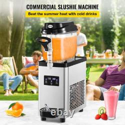 VEVOR Commercial Slush Machine Frozen Drink Slushy Making Machine 6L/1.6 Gallons