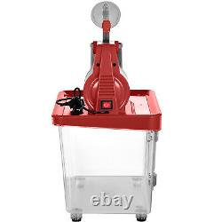 VEVOR Commercial Snow Cone Machine Red Ice Shaver Ice Crusher withDual Blades ETL