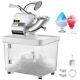Vevor Commercial Snow Cone Machine White Ice Shaver Ice Crusher Dual Blades Etl