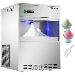VEVOR Commercial Snow Flake Ice Maker 88LBS/24H Auto-clean Ice Crusher 380W ETL