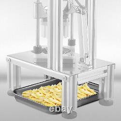 VEVOR Commercial Vegetable Dicer Vegetable Chopper with4 Blades French Fry Cutter