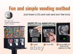 VEVOR Commercial Vending Machine, Triple Compartment Candy Dispenser With Iron