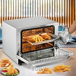 VEVOR Convection Oven 21L Countertop Commercial 3-Layer Toaster Baker 1440W