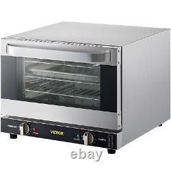 VEVOR Convection Oven 21L Countertop Commercial 3-Layer Toaster Baker 1440W