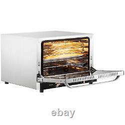 VEVOR Countertop Convection Oven Commercial Toaster Baker Stainless 43Qt 120V