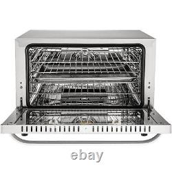 VEVOR Countertop Convection Oven Commercial Toaster Baker Stainless 43Qt 120V