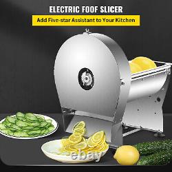 VEVOR Electric Commercial Vegetable Fruit (0-0.4) Adjustable Thickness Slicer