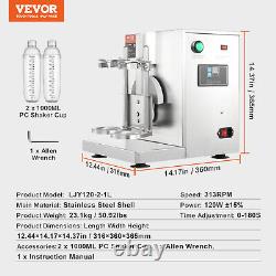 VEVOR Electric Milk Tea Shaker 120W Commercial Bubble Boba Tea Shaking Machine