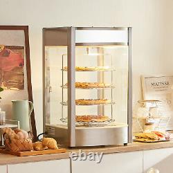 VEVOR Food Warmer Display for 14 Pizza, 4-Tier Commercial Pizza Warmer Electric