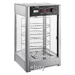 VEVOR Food Warmer Display for 14 Pizza, 4-Tier Commercial Pizza Warmer Electric