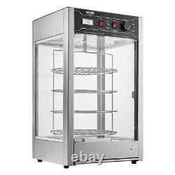 VEVOR Food Warmer Display for 14 Pizza, 4-Tier Commercial Pizza Warmer Electric