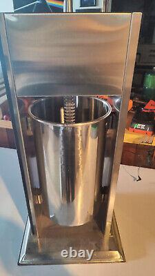 VEVOR Manual Commercial Sausage Stuffer 15L Stainless Steel Open Box