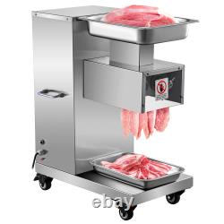 VEVOR Meat Cutting Machine 500KG/H Commercial Meat Cutter Meat Slicer 3mm Blade