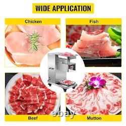 VEVOR Meat Cutting Machine 500KG/H Electric Meat Cutter Slicer Dicer Commercial