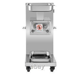 VEVOR Meat Cutting Machine 500KG/H Electric Meat Cutter Slicer Dicer Commercial