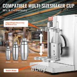 VEVOR Milk Tea Shaker Commercial Bubble Boba Milk Tea Mixer Machine Double Cups