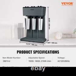 VEVOR Milkshake Maker, for Commercial and Home