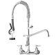 Vevor Pre-rinse Faucet Commercial Kitchen Sink Add-on Mixer Tap 36 Height
