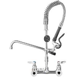VEVOR Pre-Rinse Faucet Commercial Kitchen Sink Add-On Mixer Tap 36 Height
