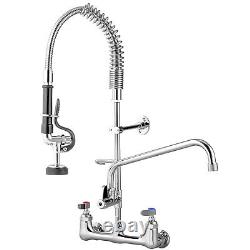 VEVOR Pre-Rinse Faucet Commercial Kitchen Sink Add-On Mixer Tap 36 Height
