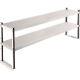 Vevor Stainless Steel Commercial Wide Double Overshelf 60x12 For Prep Table