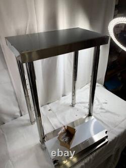 VEVOR Stainless Steel Table Commercial Prep 2 Adjustable shelf HD Kitchen Garage