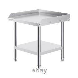 VEVOR Stainless Steel Work Table 24x24 Commercial Food Prep Table Restaurant