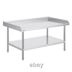 VEVOR Stainless Steel Work Table, 30 x 48 x 26 Inch Commercial Food Prep Worktab