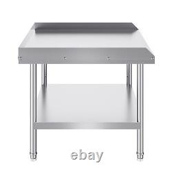 VEVOR Stainless Steel Work Table 30x36 Commercial Food Prep Table Restaurant