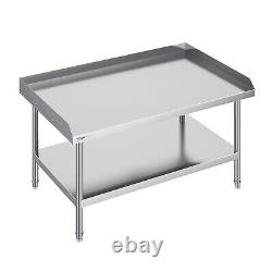 VEVOR Stainless Steel Work Table 30x48 Commercial Food Prep Table Restaurant