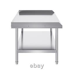 VEVOR Stainless Steel Work Table 30x48 Commercial Food Prep Table Restaurant