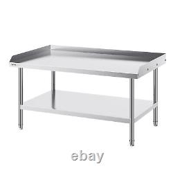 VEVOR Stainless Steel Work Table 30x48 Commercial Food Prep Table Restaurant