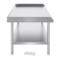 VEVOR Stainless Steel Work Table 30x60 Commercial Food Prep Table Restaurant