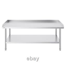 VEVOR Stainless Steel Work Table 30x60 Commercial Food Prep Table Restaurant