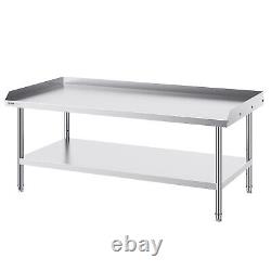 VEVOR Stainless Steel Work Table 30x60 Commercial Food Prep Table Restaurant