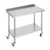 Vevor Stainless Steel Work Table Commercial Food Prep 24x24/15/30/36/48/60 In