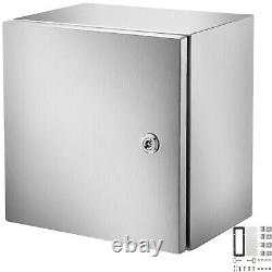 VEVOR Steel Electrical Box Electrical Enclosure Box 12x12x8 Stainless Steel Box