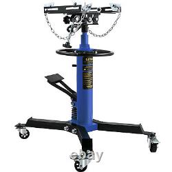 VEVOR Transmission Jack 1100 lbs 2-Stage Hydraulic High Lift Vertical Telescopic