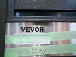 Vevor 110V Commercial Ice Maker 110LBS/24H with 39LBS Bin, Clear Cube, LED Panel