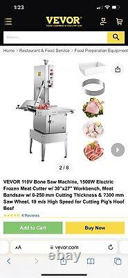 Vevor Bone Saw Machine Commercial 1500W