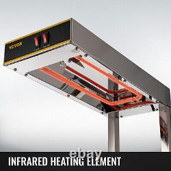 Vevor Commercial Infrared French Fry Food Warmer Fryer Dump Station Heat Lamp